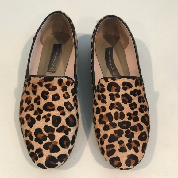 Steven By Steve Madden Shoes - Steven by Steve Madden Leopard Fur Loafers Flat